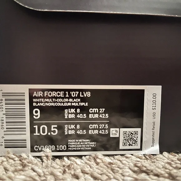 Air Force 1 Low iridescent Pixel